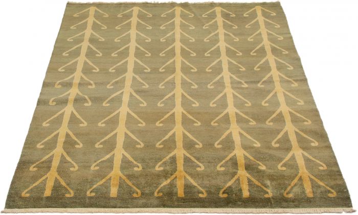 Afghan Finest Ziegler Chobi 6'3" x 9'3" Hand-knotted Wool Rug 