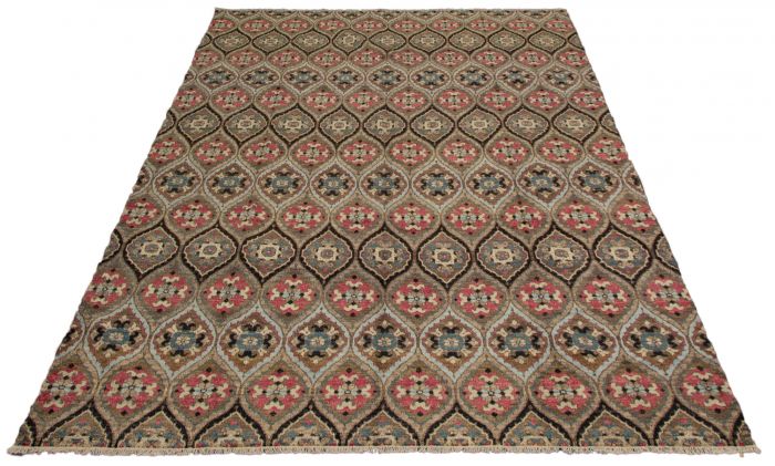 Indian Shalimar 10'0" x 14'3" Hand-knotted Wool Rug 