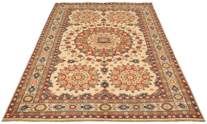 Afghan Finest Ghazni 6'9" x 9'6" Hand-knotted Wool Rug 