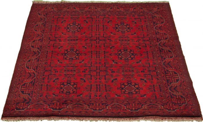 Afghan Finest Khal Mohammadi 5'0" x 6'5" Hand-knotted Wool Rug 
