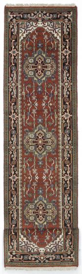 Indian Serapi Heritage 2'6" x 11'11" Hand-knotted Wool Rug 
