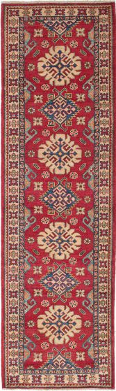 Afghan Finest Ghazni 2'10" x 9'10" Hand-knotted Wool Rug 