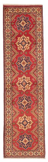 Afghan Finest Kargahi 2'9" x 9'10" Hand-knotted Wool Rug 