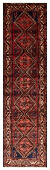 Persian Style 3'8" x 13'9" Hand-knotted Wool Rug 