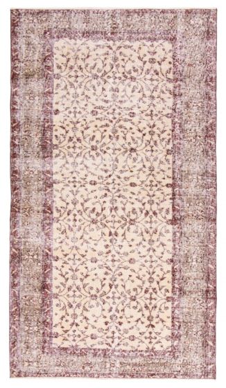 Turkish Melis Vintage 3'10" x 7'0" Hand-knotted Wool Rug 