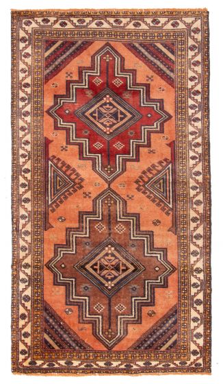 Persian Style 3'5" x 6'3" Hand-knotted Wool Rug 