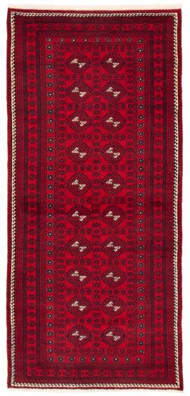 Persian Style 4'3" x 9'1" Hand-knotted Wool Rug 