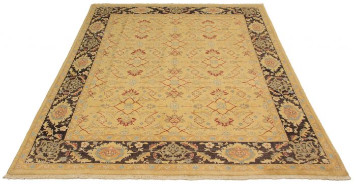 Pakistani Peshawar Oushak 8'4" x 10'3" Hand-knotted Wool Rug 