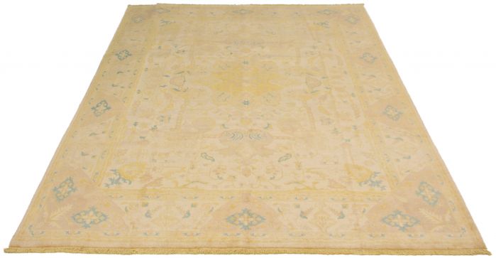Pakistani Peshawar Oushak 9'1" x 12'2" Hand-knotted Wool Rug 
