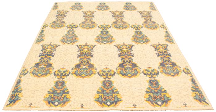 Pakistani Lahore Finest Collection 9'3" x 12'3" Hand-knotted Wool Rug 