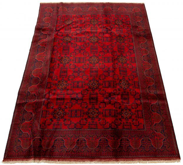 Afghan Finest Khal Mohammadi 6'7" x 9'6" Hand-knotted Wool Rug 