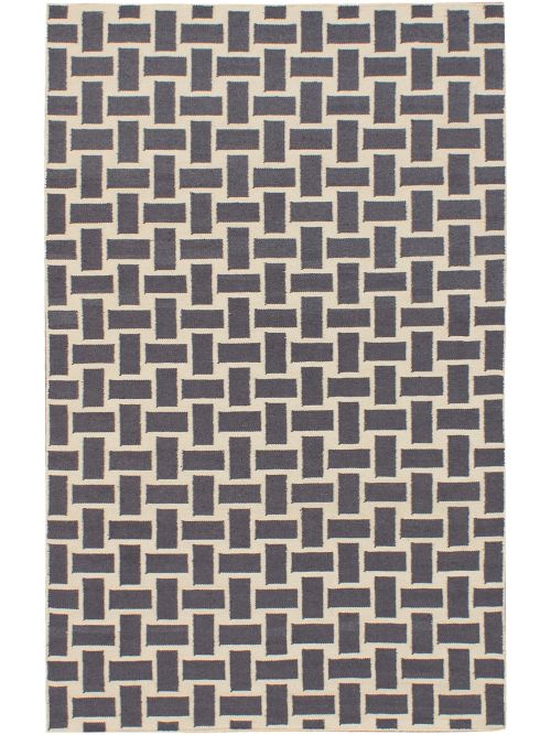 Indian Kerala 5'0" x 8'0" Hand Woven Wool Kilim 