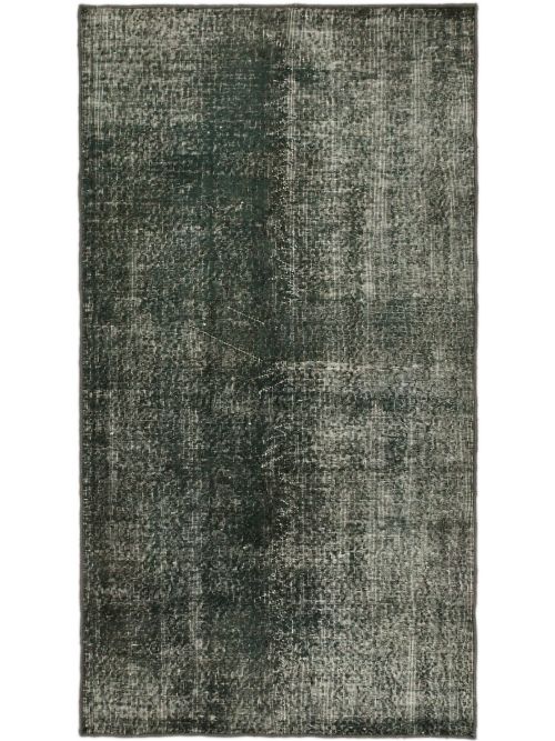 Turkish Anatolian Overdyed 3'8" x 6'8" Hand-knotted Wool Rug 