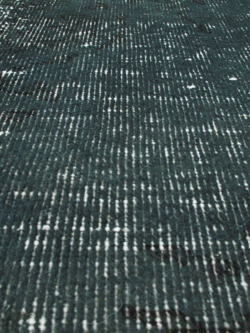 Turkish Anatolian Overdyed 3'8" x 6'8" Hand-knotted Wool Rug 