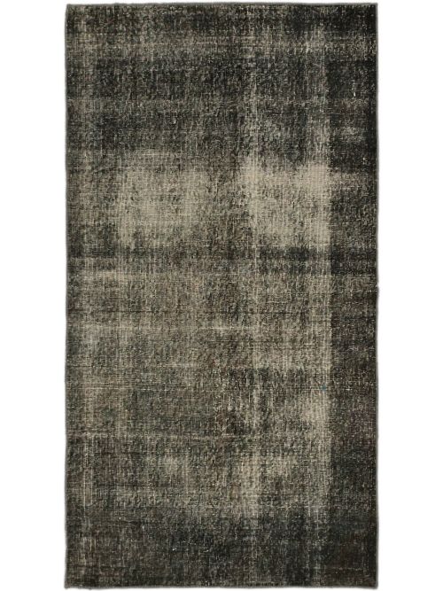 Turkish Anatolian Overdyed 3'7" x 6'8" Hand-knotted Wool Rug 