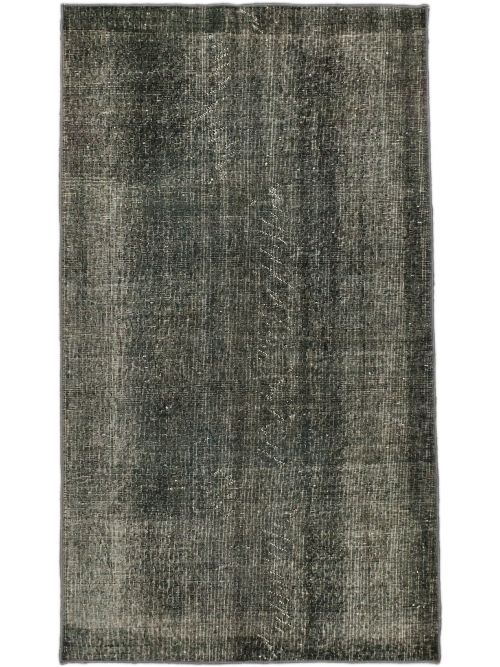 Turkish Anatolian Overdyed 3'10" x 6'10" Hand-knotted Wool Rug 