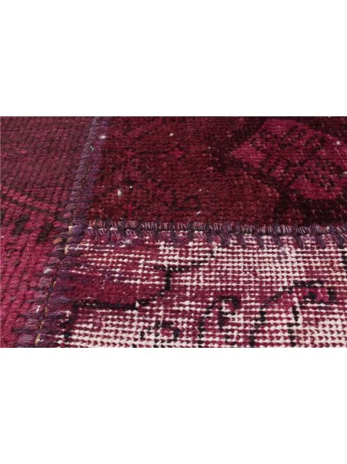 Tapis vif et coloré patchwork 5'10" x 8'1" en laine