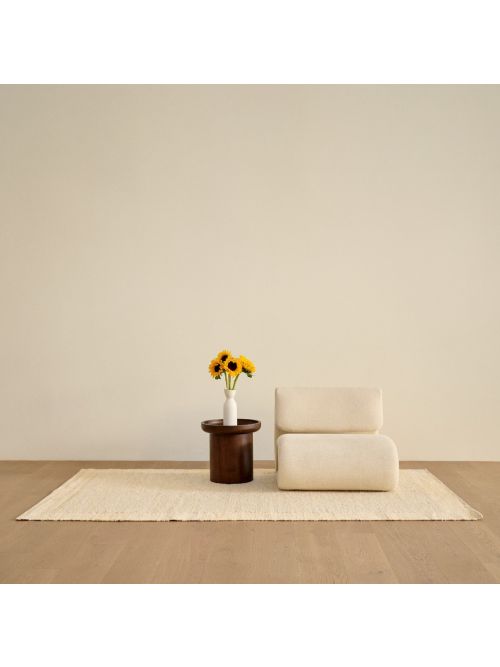 Indian Zahara 5'0" x 8'0" Hand Woven Jute & Wool Kilim 