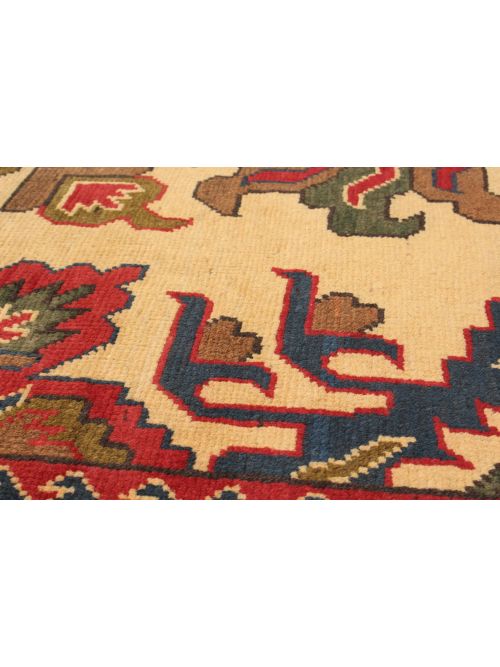 Afghan Finest Kargahi 6'9" x 10'0" Hand-knotted Wool Rug 