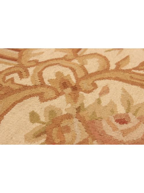 Chinese French Tapestry 4'11" x 8'1" Hand-knotted Wool Tapestry Kilim 