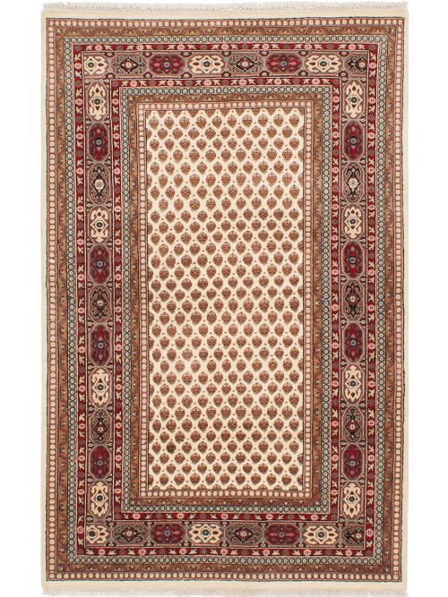 Indian Sarough 4'0" x 6'5" Hand-knotted Wool Rug 