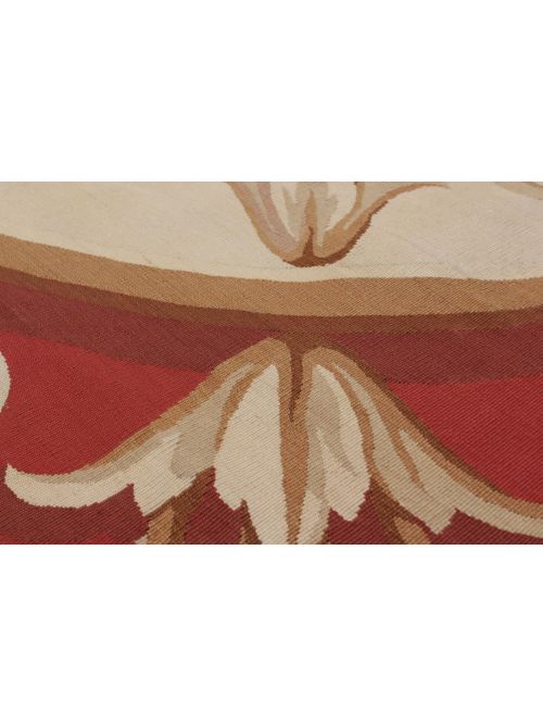Chinese French Tapestry 12'0" x 17'10" Hand Woven Wool Tapestry Kilim 