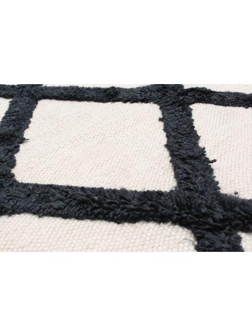 Indian Cambridge 7'9" x 9'11" Flat-Weave Silk Kilim 