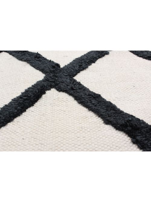 Indian Cambridge 8'0" x 10'0" Flat-Weave Silk Kilim 