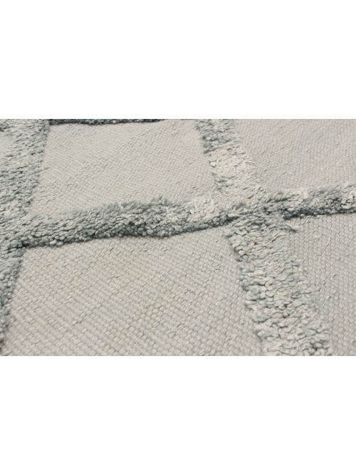 Indian Cambridge 6'1" x 9'1" Flat-Weave Silk Kilim 