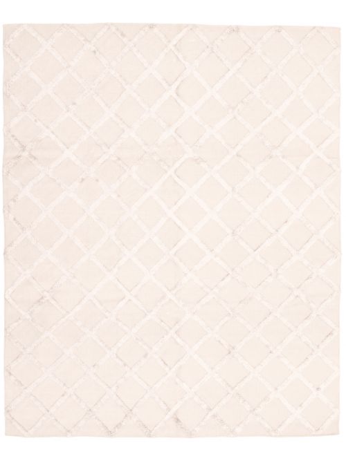 Indian Cambridge 8'0" x 10'0" Flat-Weave Silk Kilim 