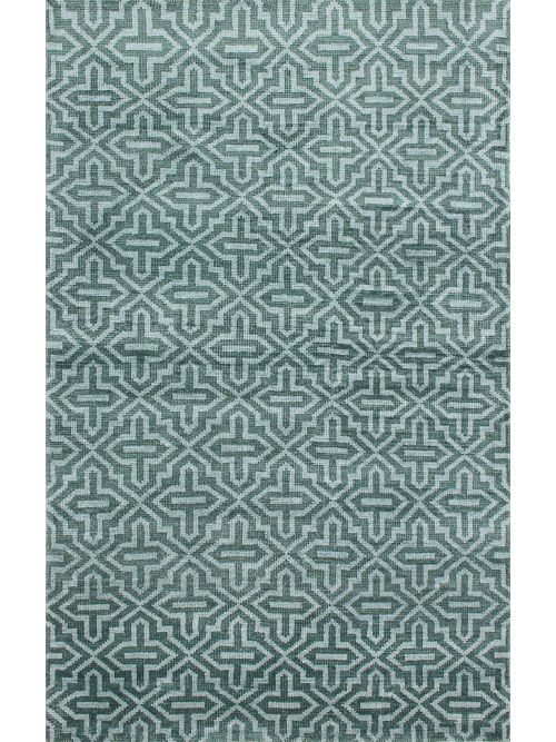 Indian Sari Silk 4'10" x 7'9" Hand-knotted Silk Rug 