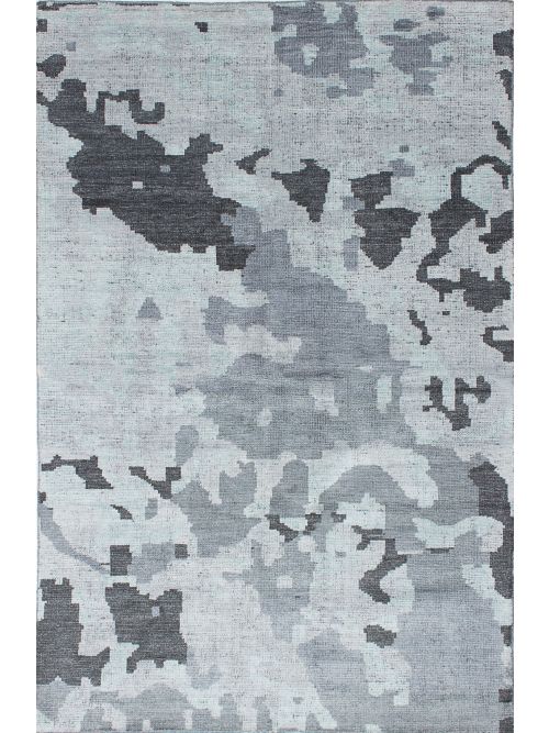 Tapis jules oushak 5'0" x 7'10" en soie artificielle