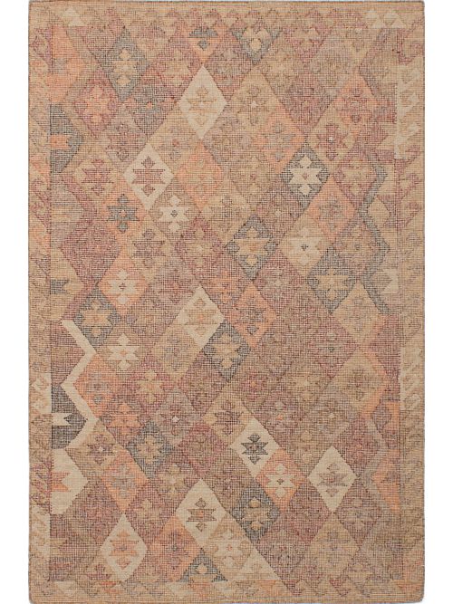 Indian Sedona 17040 4'11" x 7'10" Flat-Weave Wool Kilim 