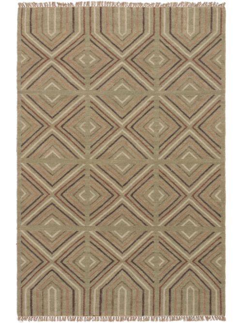 Turkish Izmir FW 5'3" x 7'11" Flat-Weave Wool Kilim 