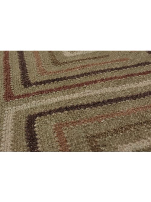 Turkish Izmir FW 5'3" x 7'11" Flat-Weave Wool Kilim 