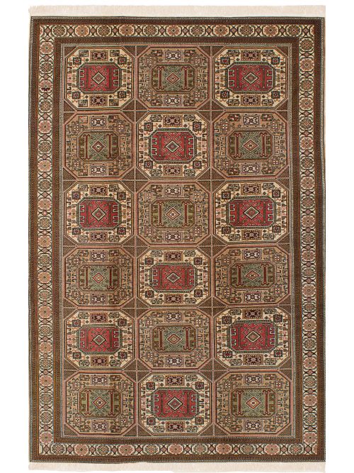 Turkish Kayseri 6'7" x 9'11" Hand-knotted Wool Rug 