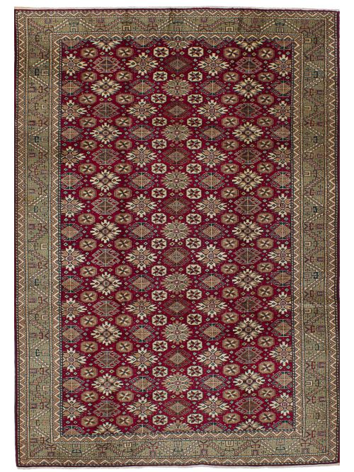 Turkish Kayseri 6'7" x 9'7" Hand-knotted Wool Rug 
