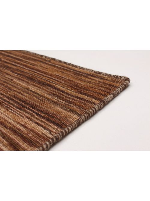 Indian Manhattan 4'8" x 6'6" Flat-Weave Wool Kilim 