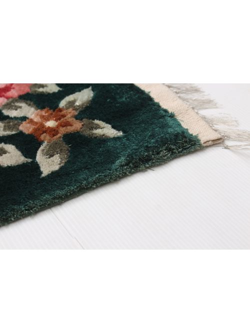 Chinese Aubousson Harrir 8'11" x 12'2" Hand-knotted Silk Rug 