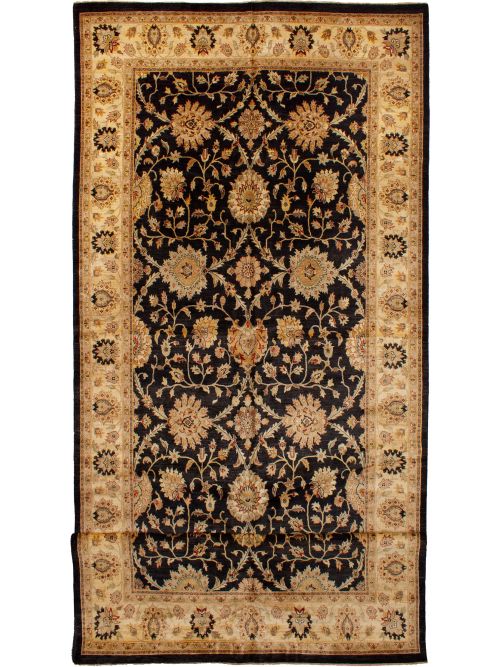 Indian Chobi Twisted 9'9" x 25'6" Hand-knotted Wool Rug 