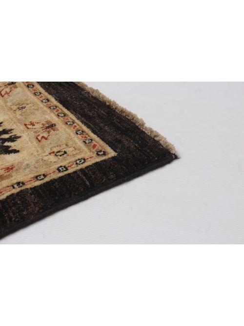 Indian Chobi Twisted 9'9" x 25'6" Hand-knotted Wool Rug 