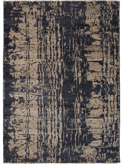 Indian Sierra 6'5" x 8'11" Hand-knotted Wool Rug 