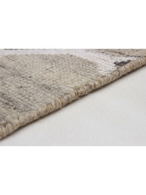 Indian La Seda 5'2" x 7'6" Hand-knotted Silk, Wool Rug 
