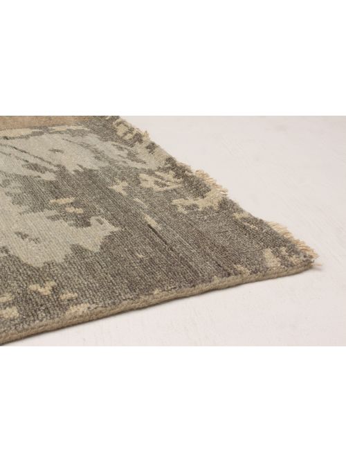 Indian Sierra 8'0" x 9'9" Hand-knotted Wool Rug 