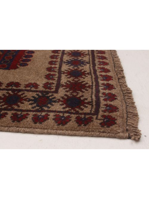 Afghan Rare War 6'10" x 9'11" Hand-knotted Wool Rug 