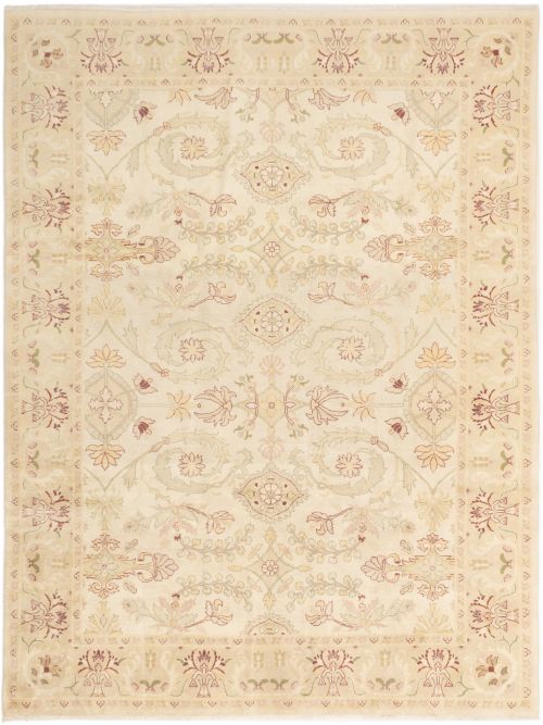Turkish Authentic Ushak 8'0" x 10'4" Hand-knotted Wool Rug 