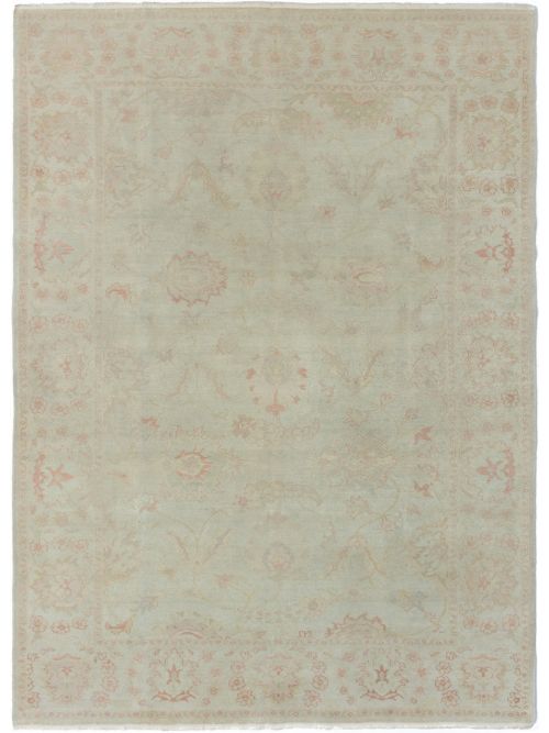Turkish Authentic Ushak 6'1" x 8'4" Hand-knotted Wool Rug 