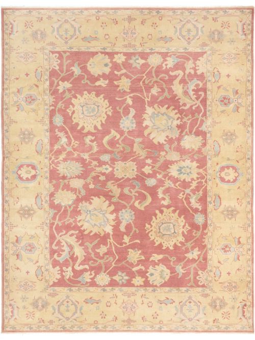 Turkish Authentic Ushak 8'3" x 10'8" Hand-knotted Wool Rug 