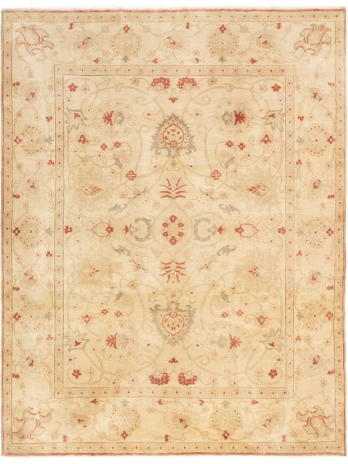 Turkish Authentic Ushak 8'1" x 10'3" Hand-knotted Wool Rug 