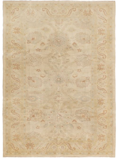 Turkish Authentic Ushak 6'4" x 8'5" Hand-knotted Wool Rug 